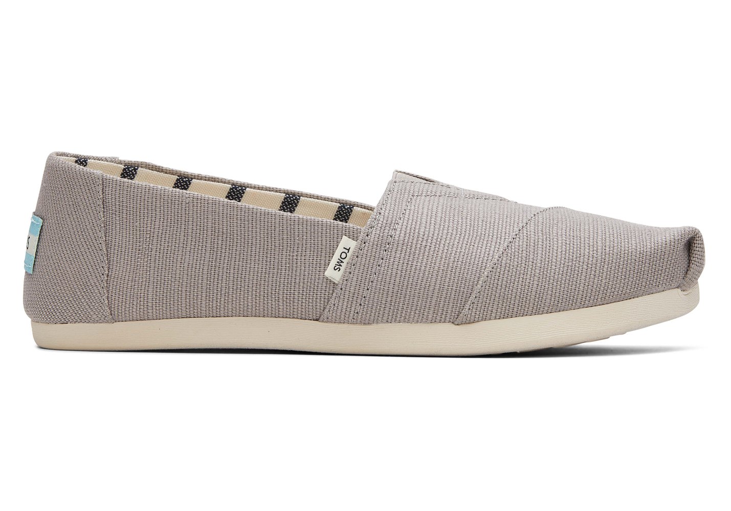 Toms Alpargata Heritage Canvas Espadrille Grey - Womens - 56370-LTDE